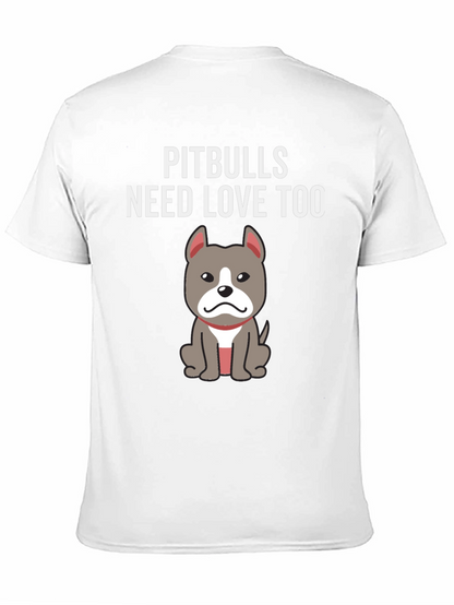 Camiseta Negra Pitbulls Need Love Too