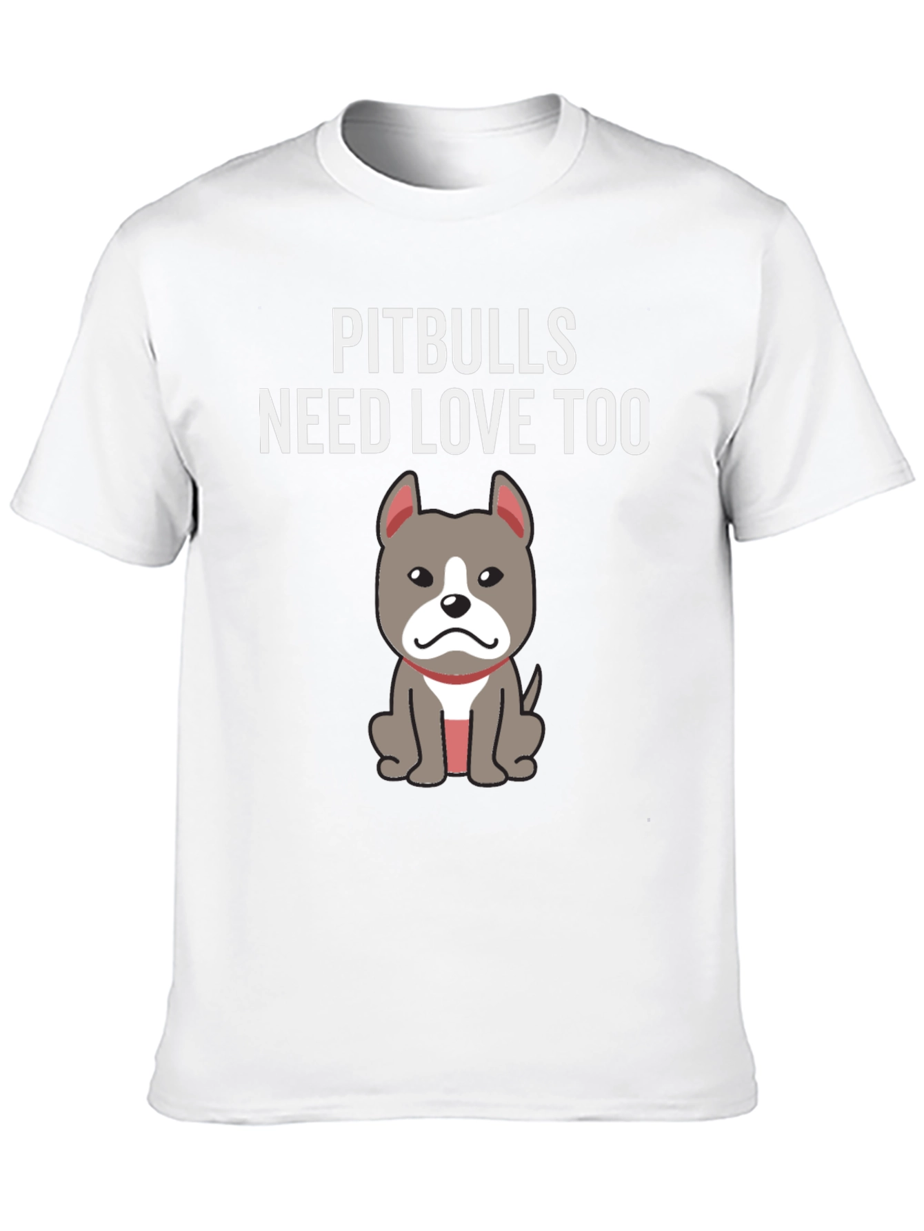 Camiseta Negra Pitbulls Need Love Too