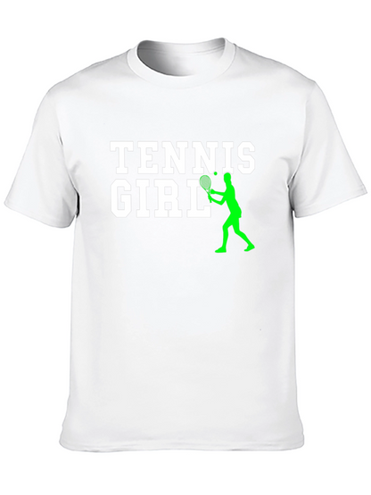 Camiseta Negra Tennis Girl