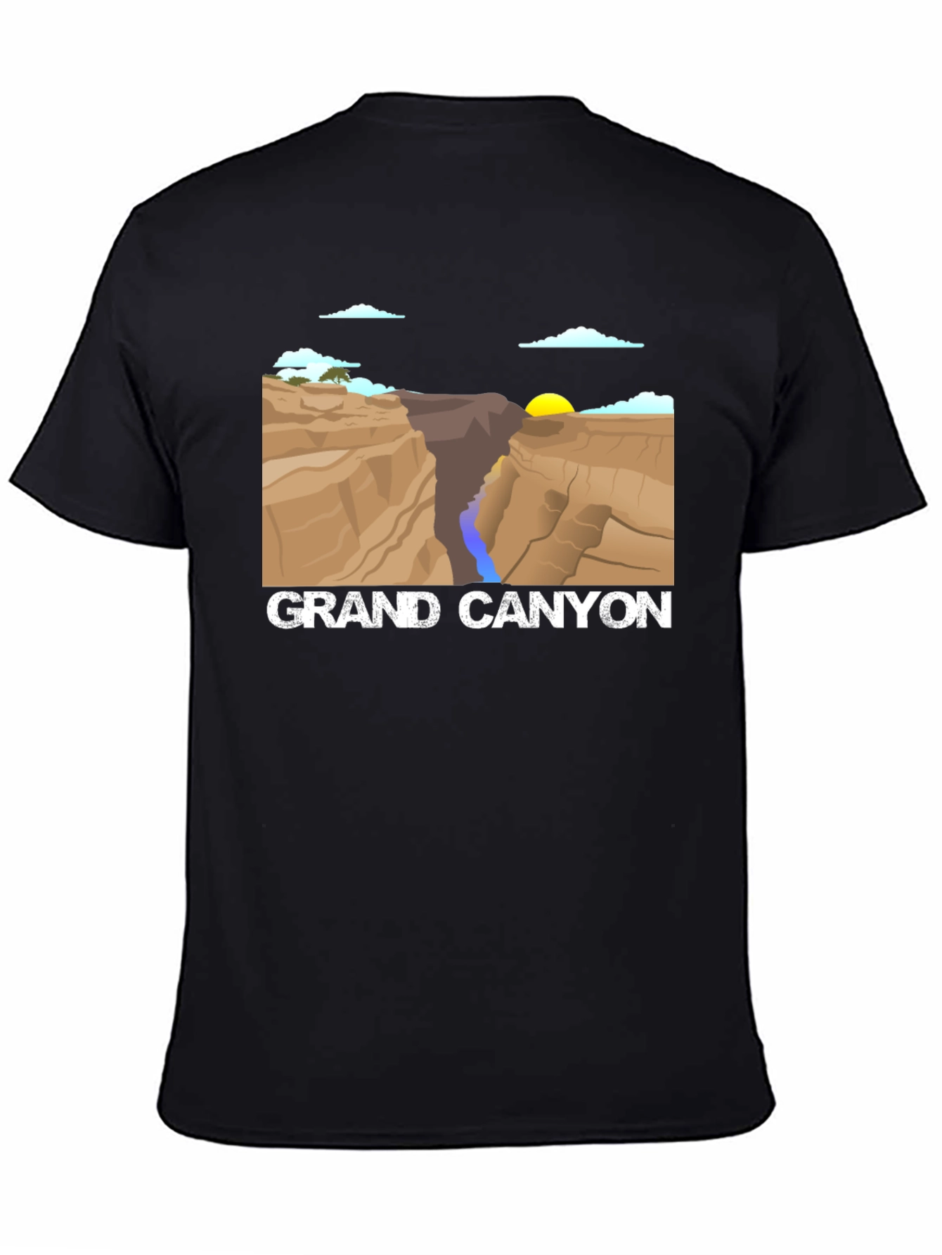 Camiseta Negra: Grand Canyon