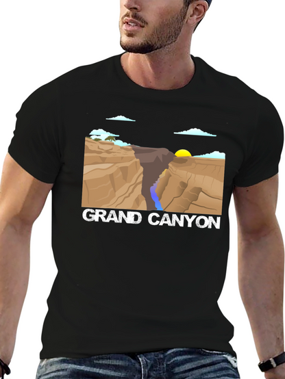 Camiseta Negra: Grand Canyon