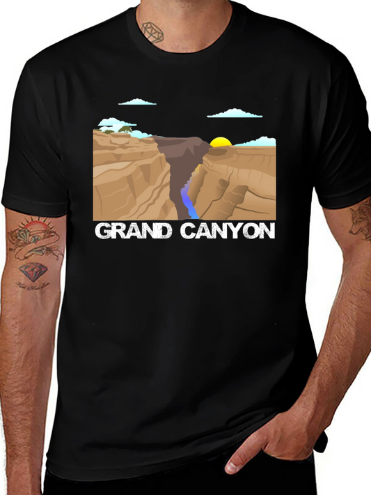 Camiseta Negra: Grand Canyon