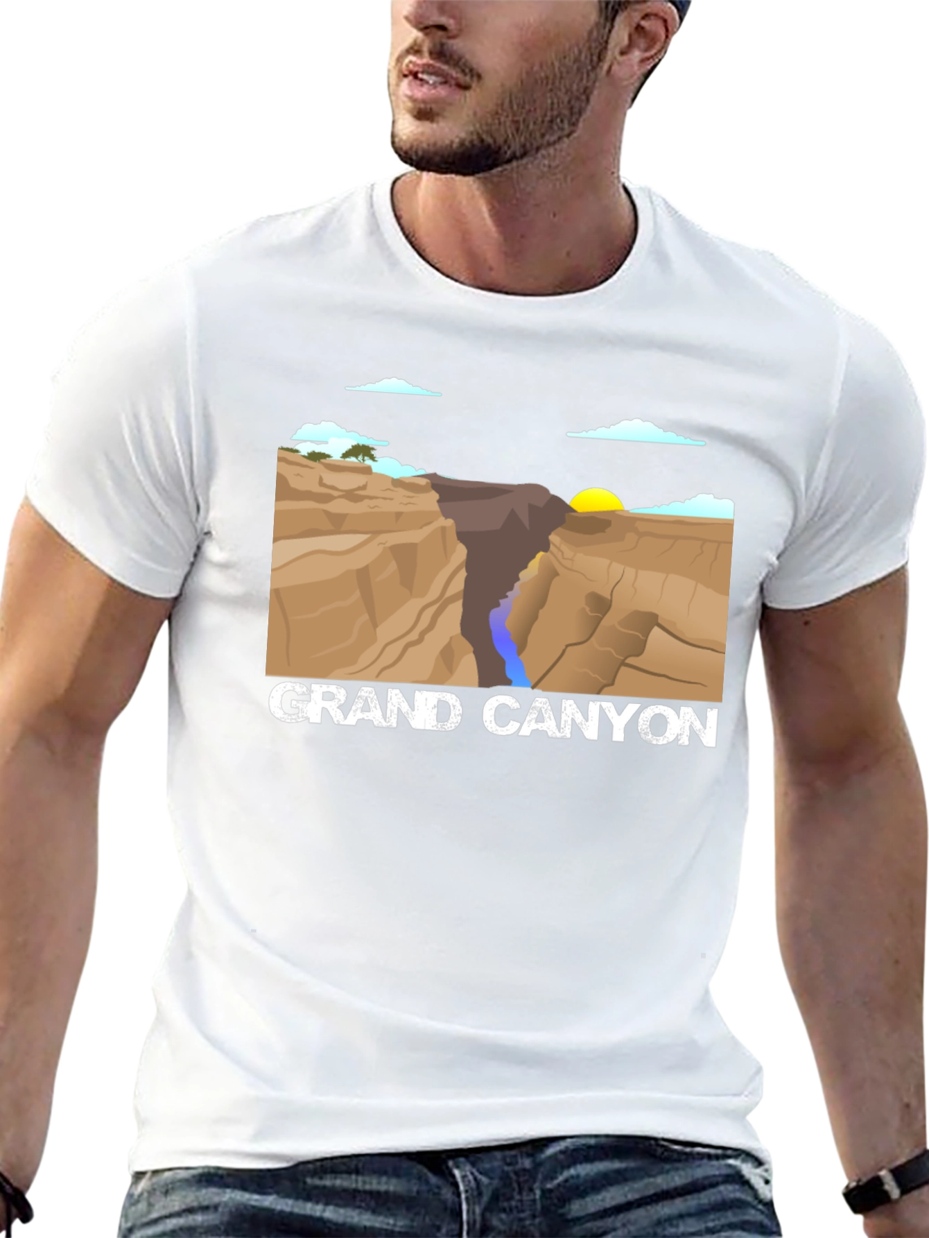 Camiseta Negra: Grand Canyon