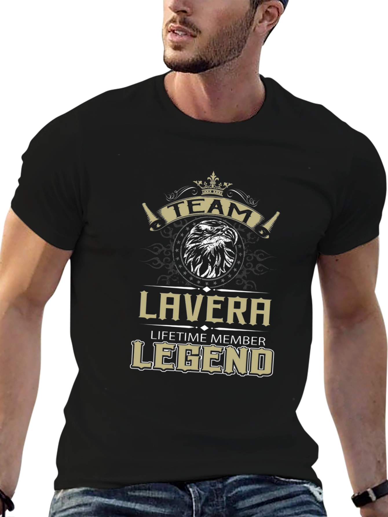 Camiseta Negra TEAM LAVERA Legend