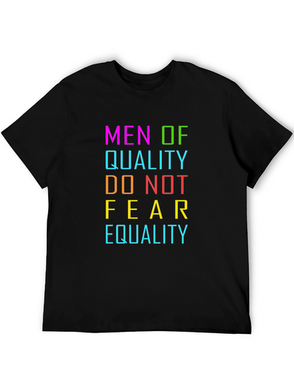 Camiseta Negra Hombres de Calidad