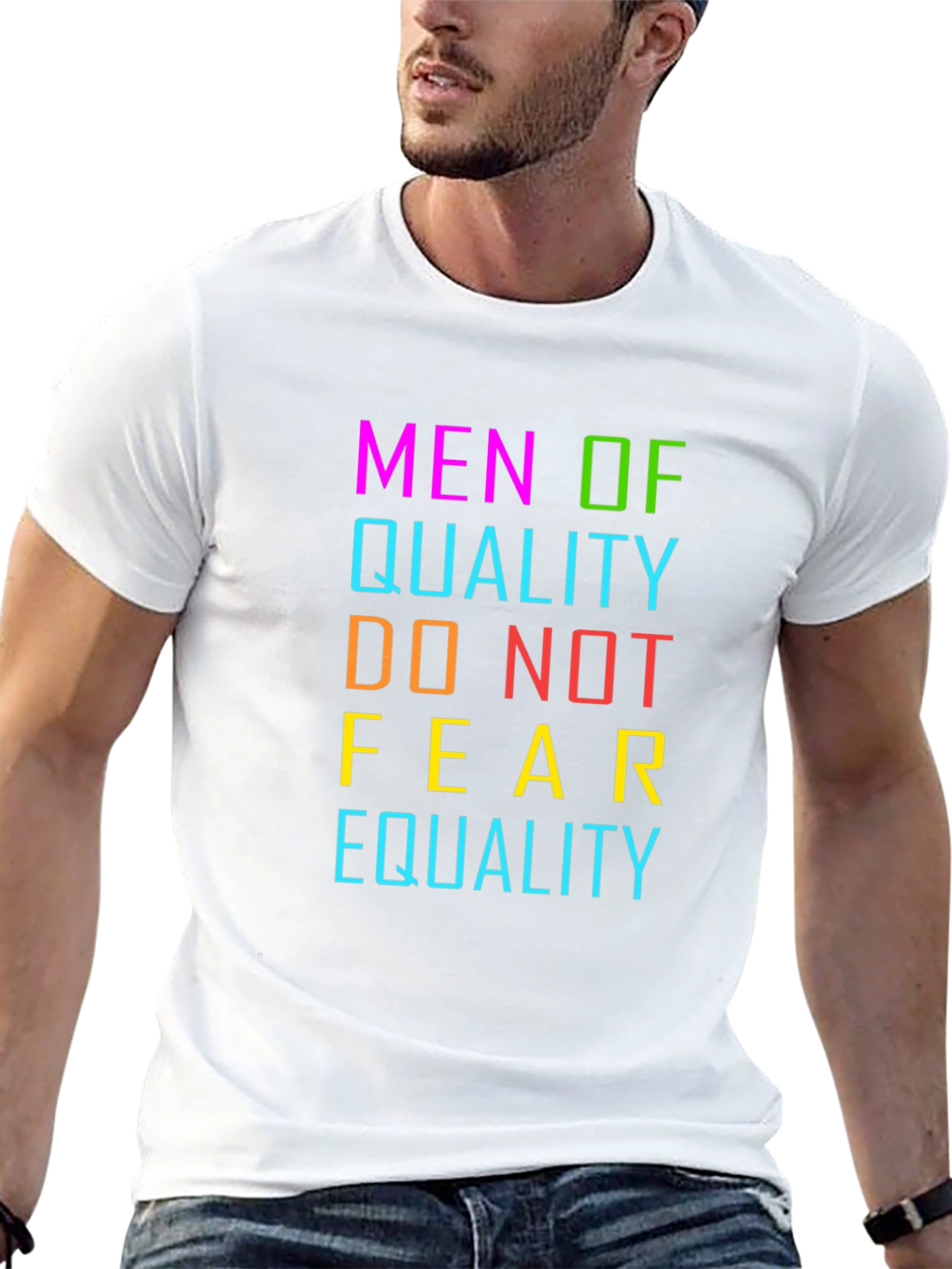 Camiseta Negra Hombres de Calidad