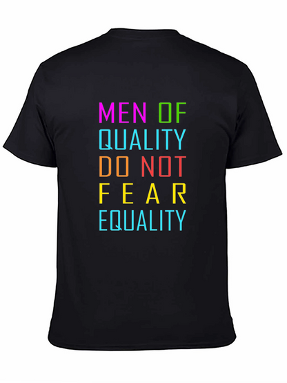 Camiseta Negra Hombres de Calidad