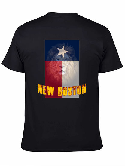Camiseta Negra Texas New Boston León