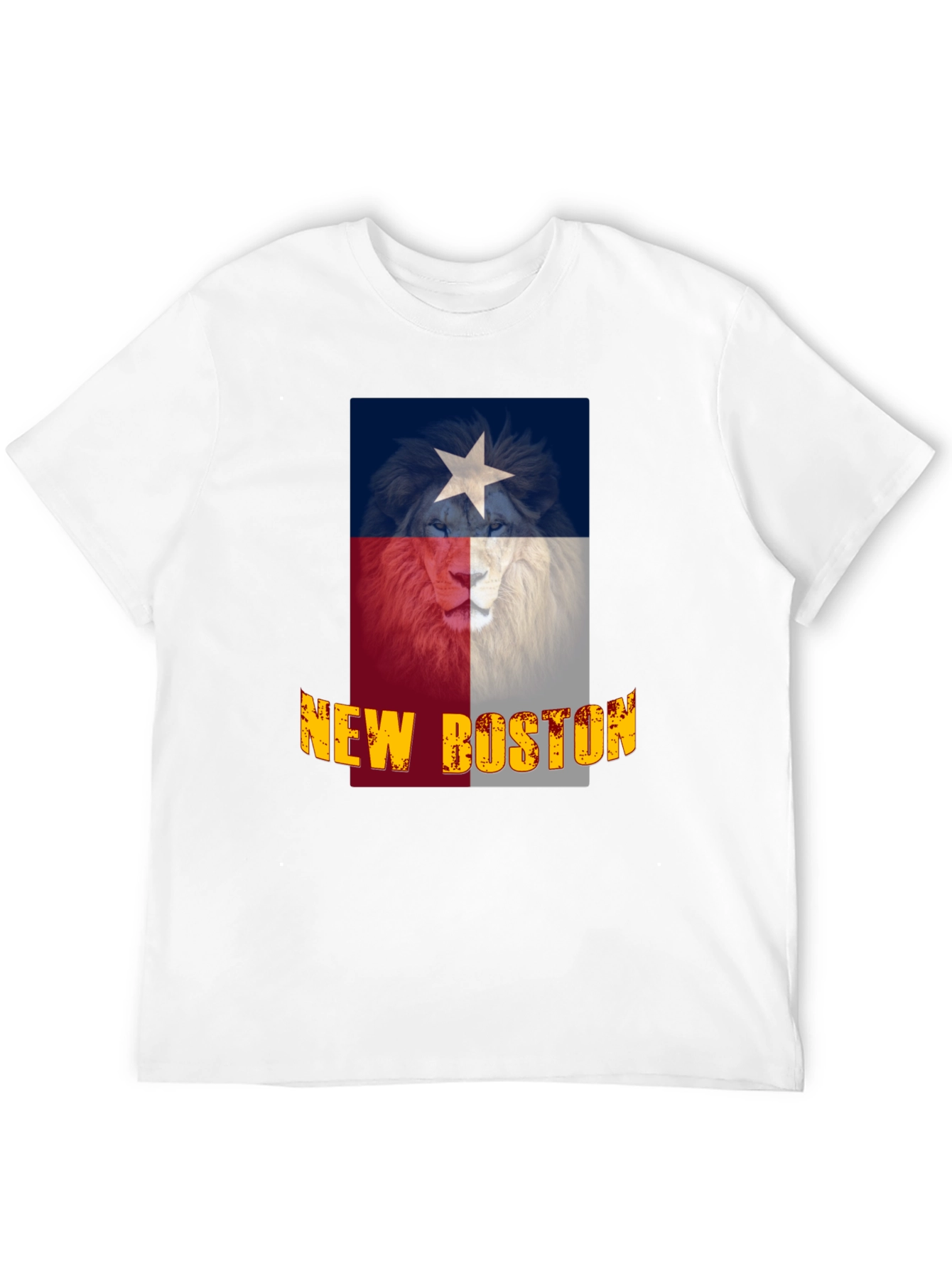 Camiseta Negra Texas New Boston León