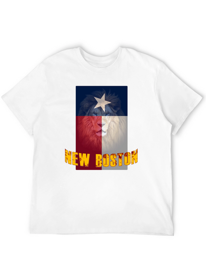 Camiseta Negra Texas New Boston León