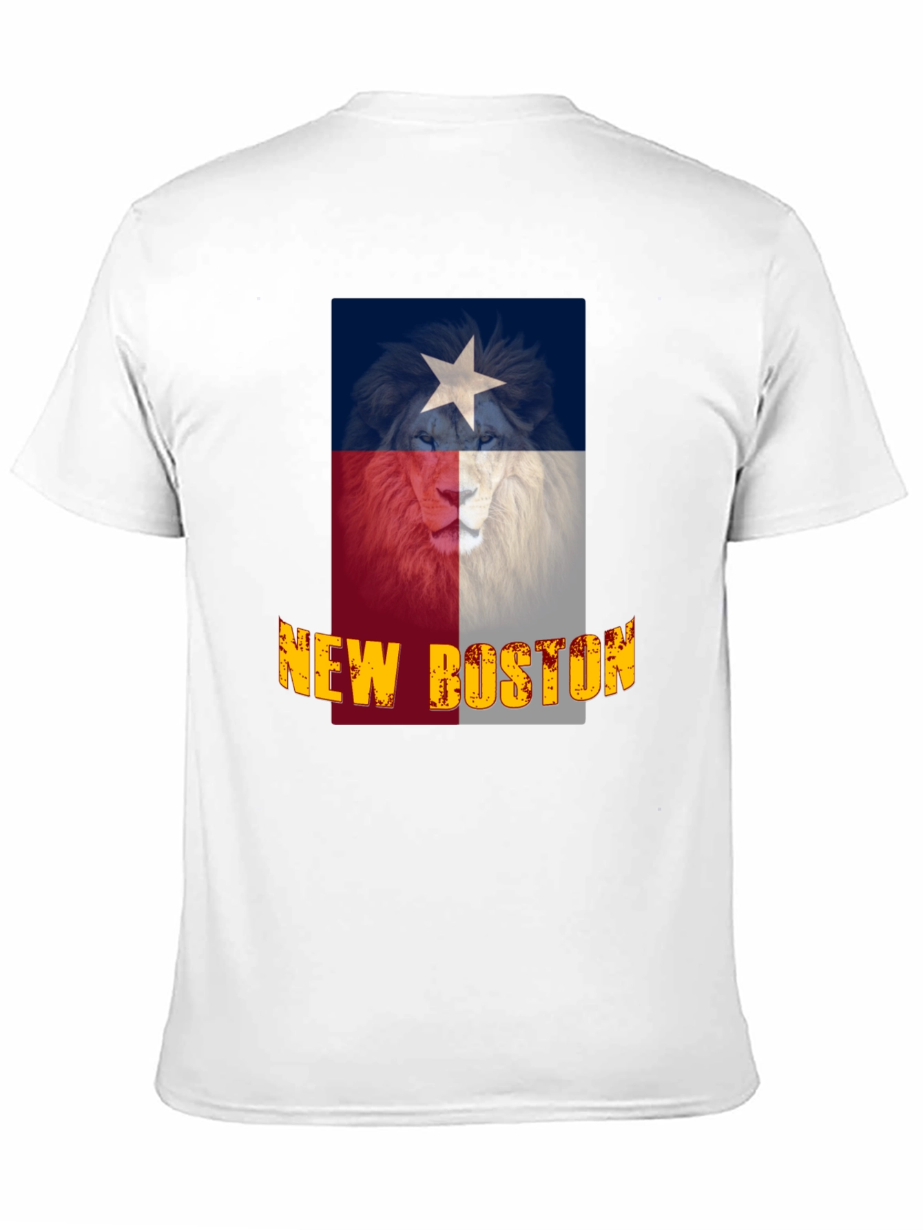 Camiseta Negra Texas New Boston León