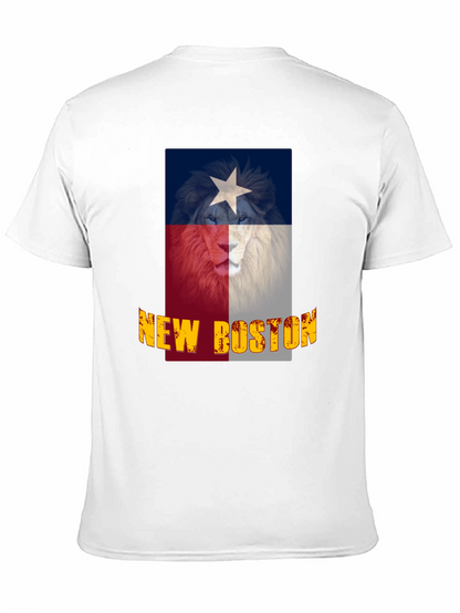 Camiseta Negra Texas New Boston León