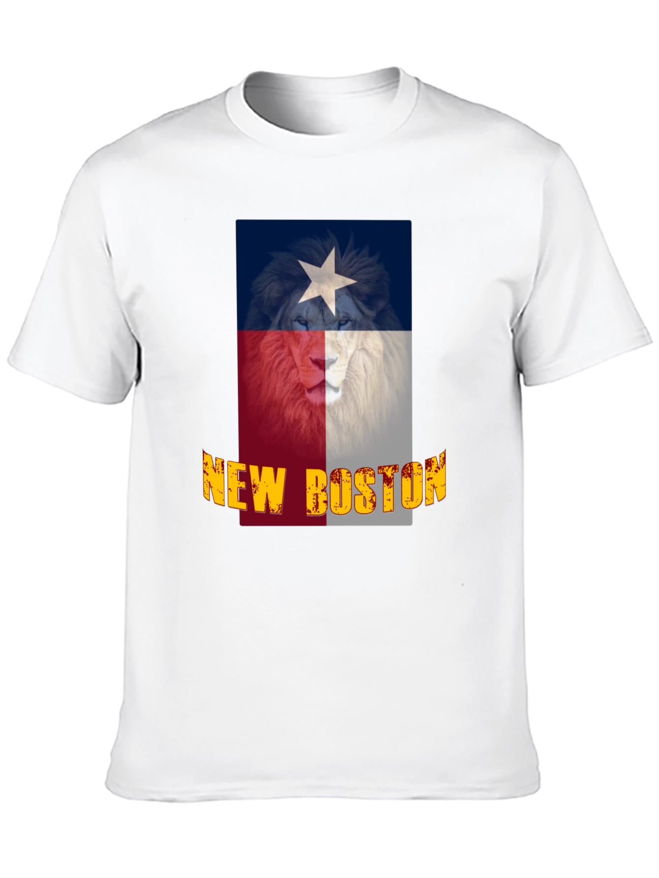 Camiseta Negra Texas New Boston León