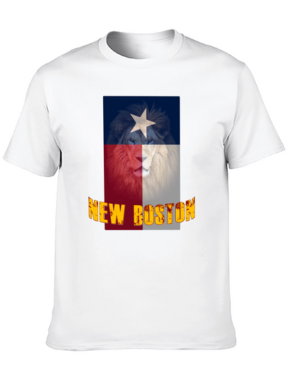 Camiseta Negra Texas New Boston León