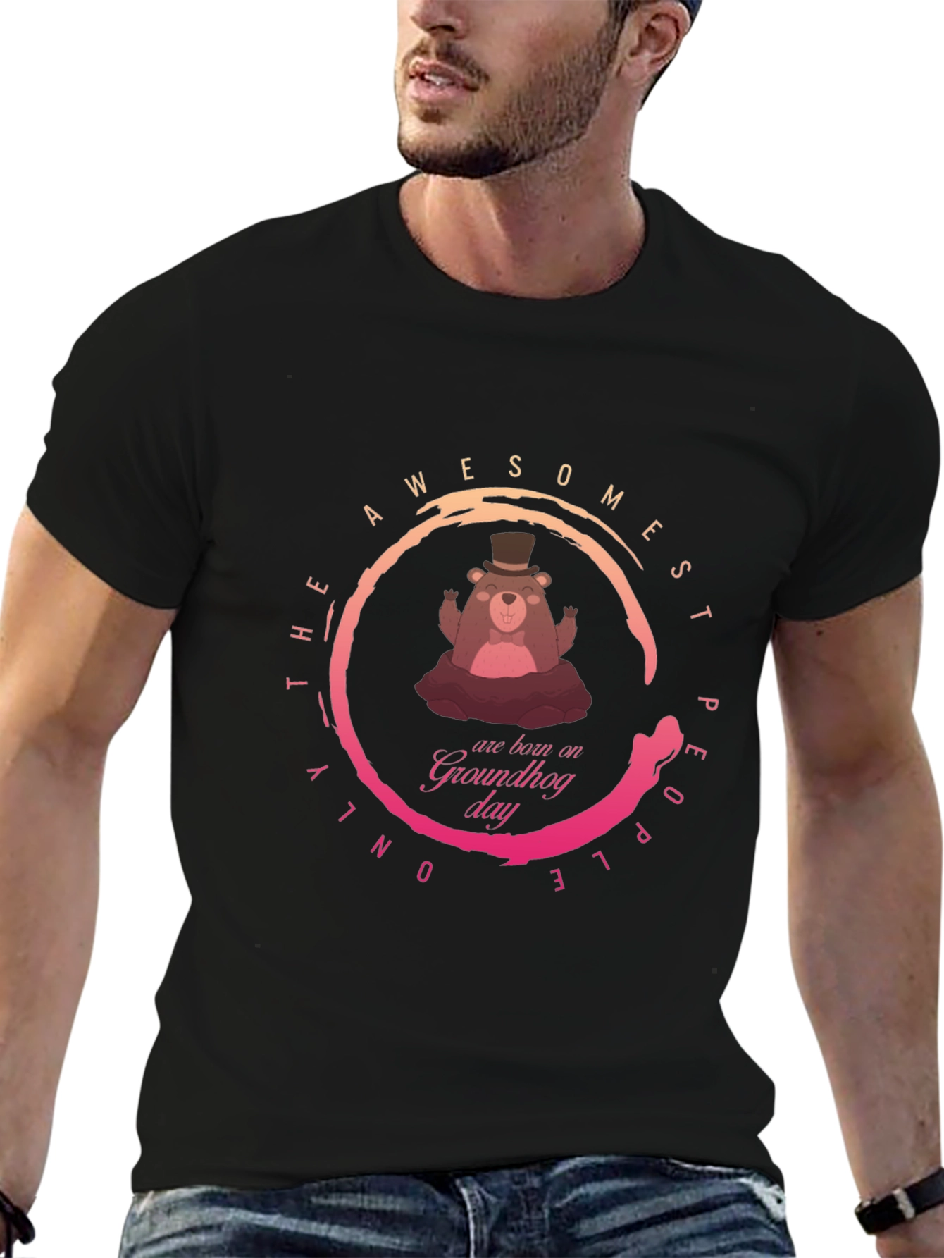 Camiseta Negra Groundhog Day