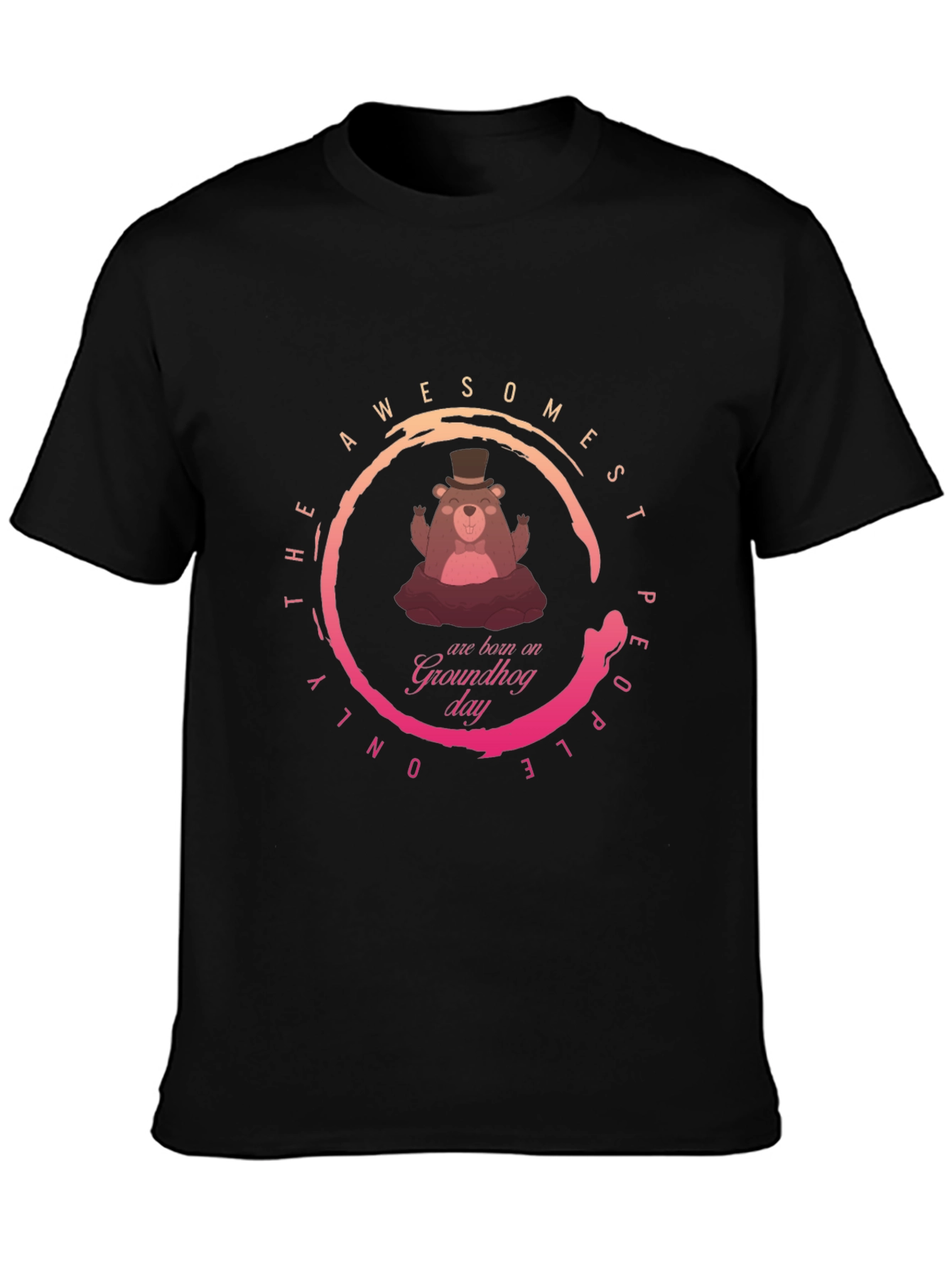 Camiseta Negra Groundhog Day