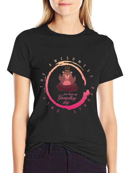 Camiseta Negra Groundhog Day