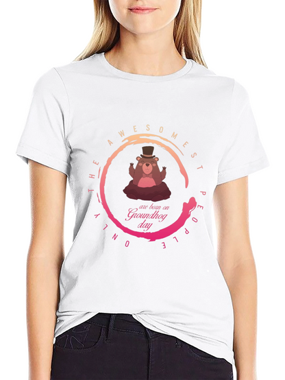 Camiseta Negra Groundhog Day