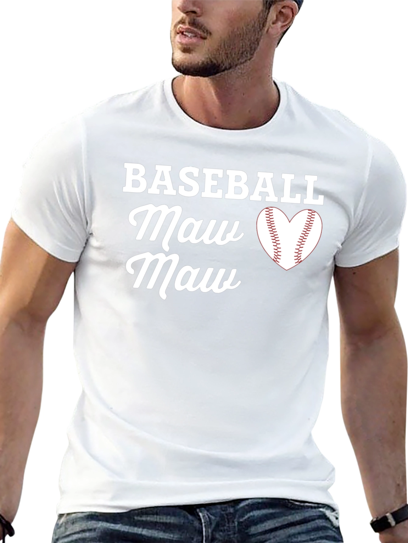 Camiseta Negra Baseball Maw Maw
