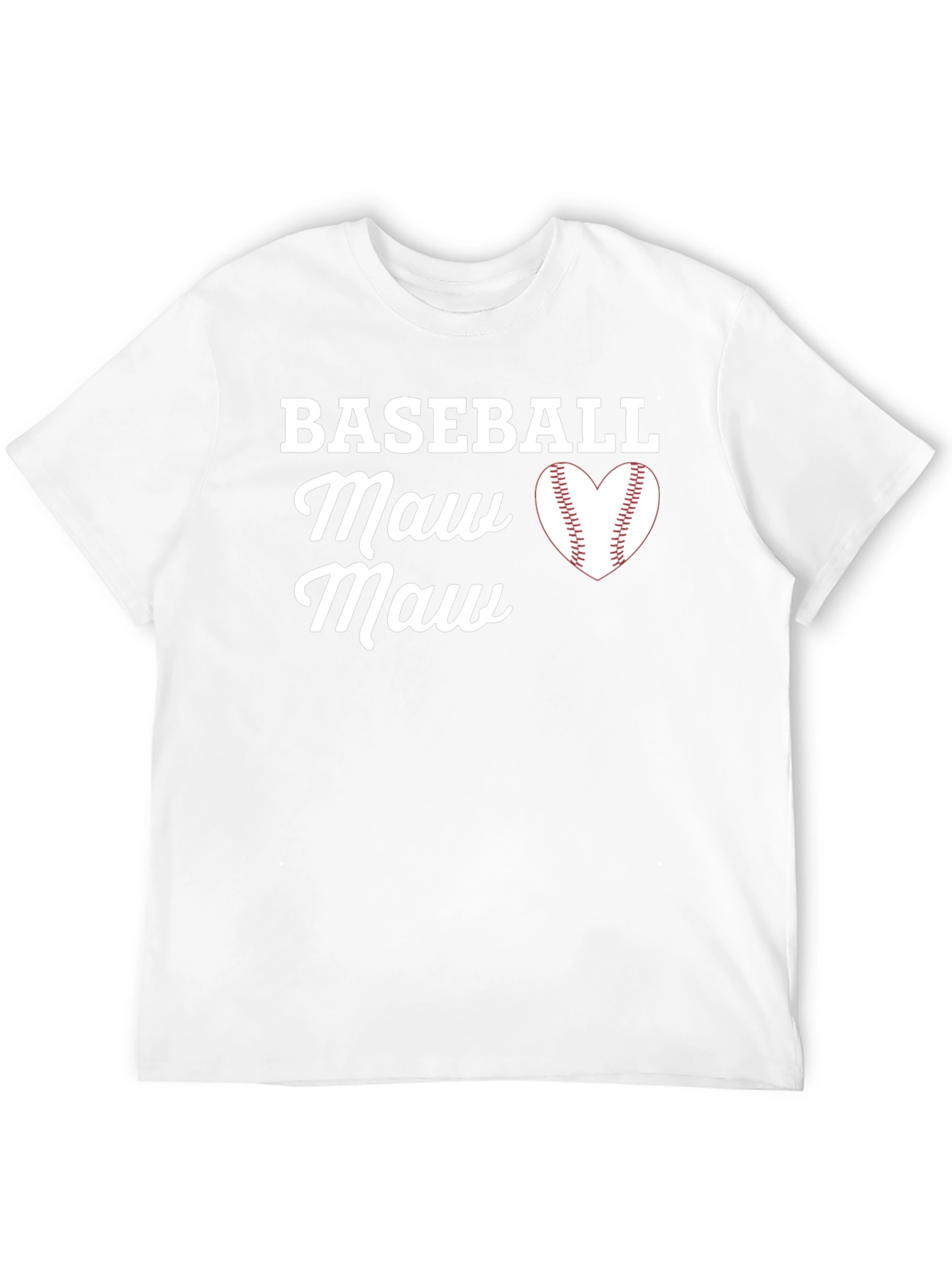 Camiseta Negra Baseball Maw Maw