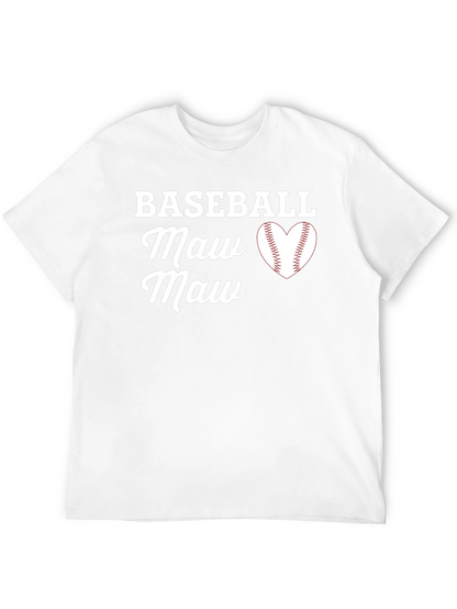 Camiseta Negra Baseball Maw Maw