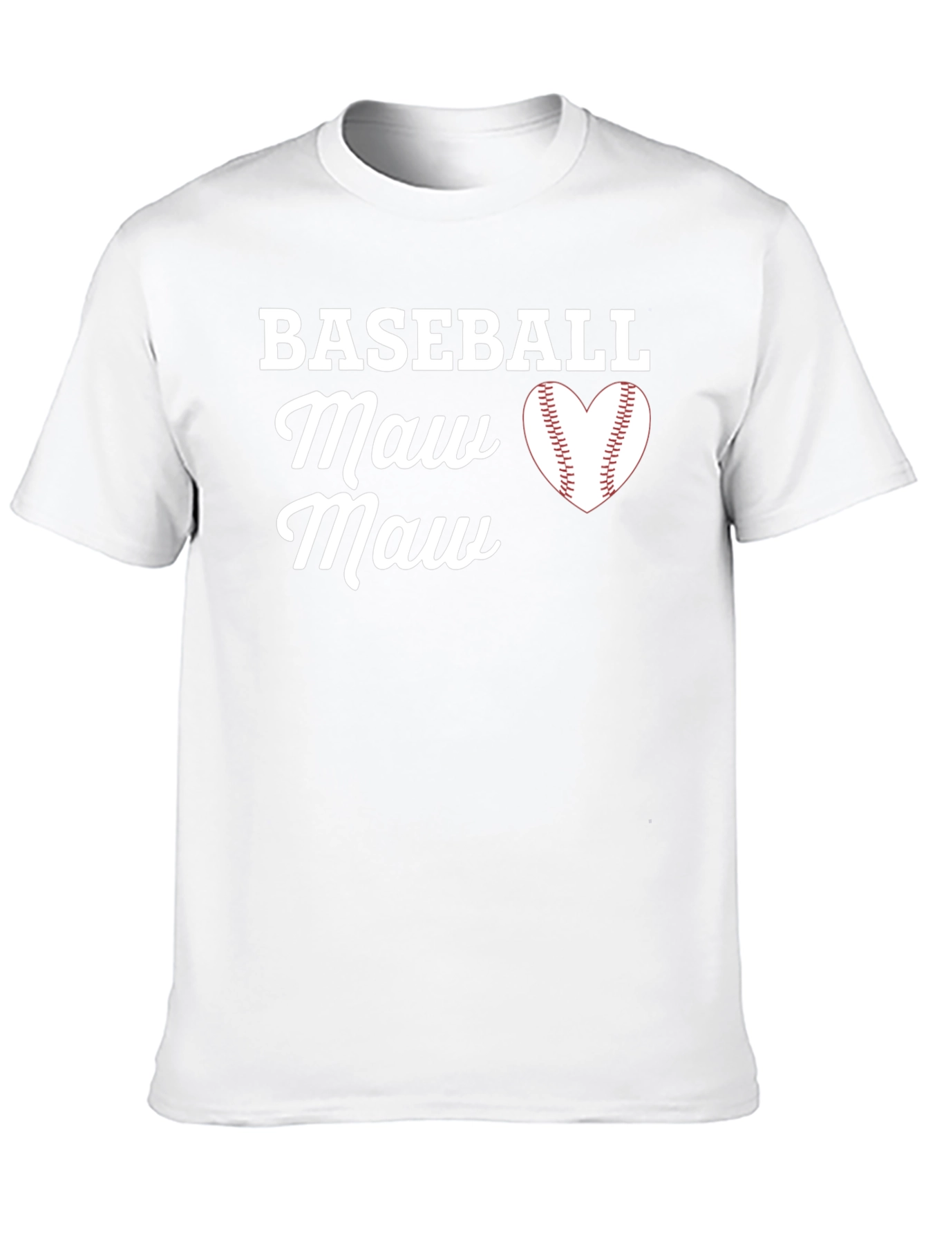 Camiseta Negra Baseball Maw Maw