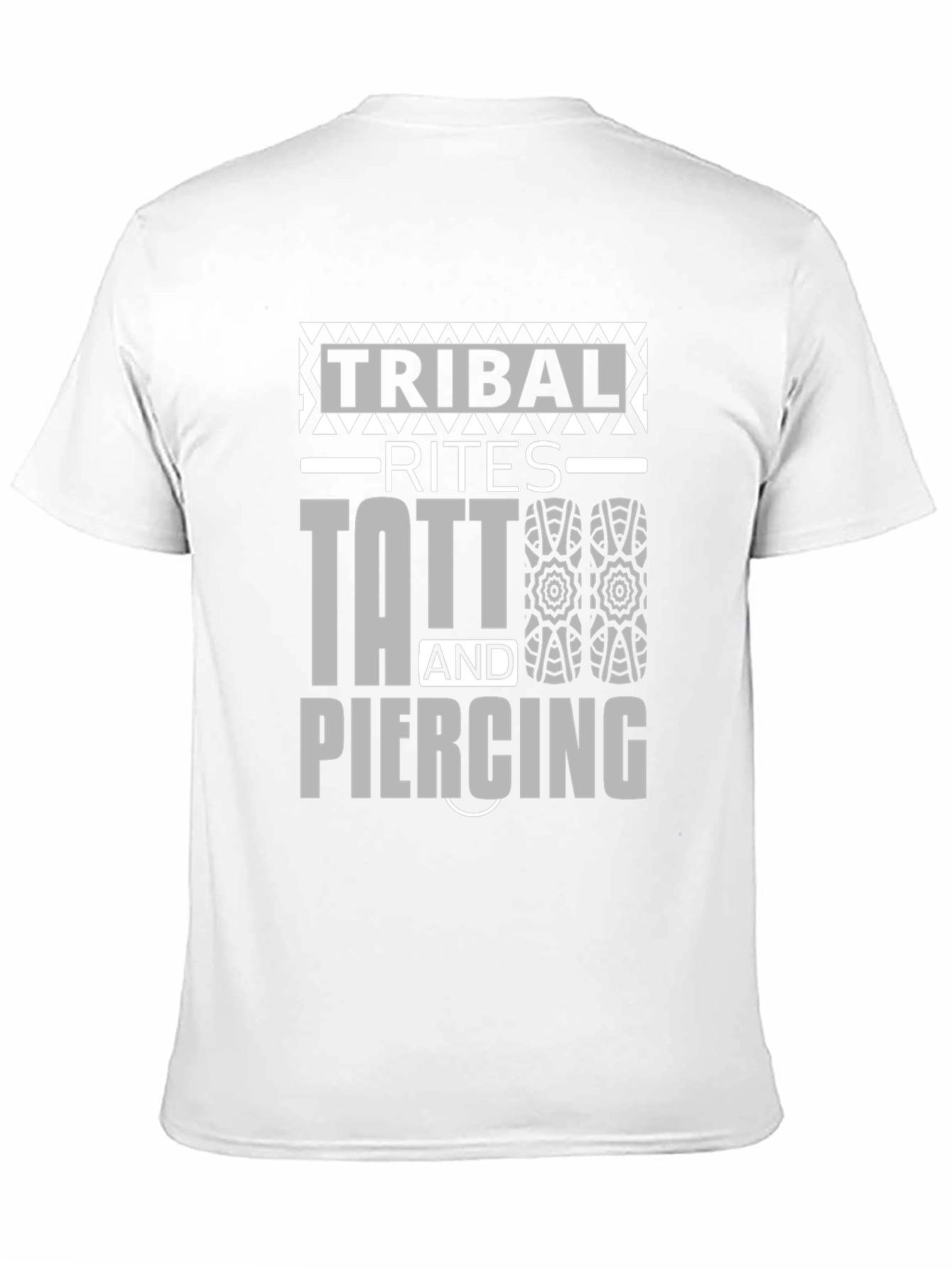 Camiseta Negra Unisex Tribal Rites Tattoo & Piercing