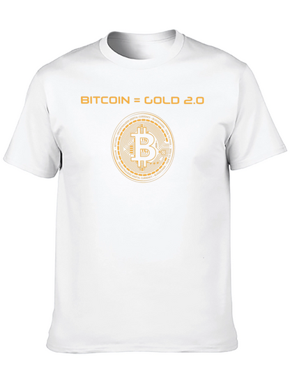 Camiseta Bitcoin = Oro 2.0