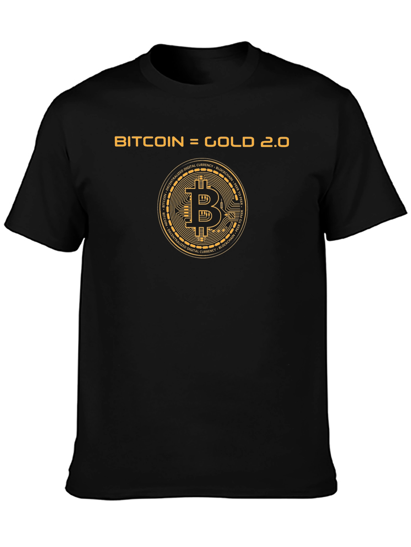 Camiseta Bitcoin = Oro 2.0