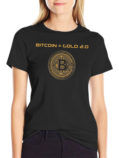 Camiseta Bitcoin = Oro 2.0