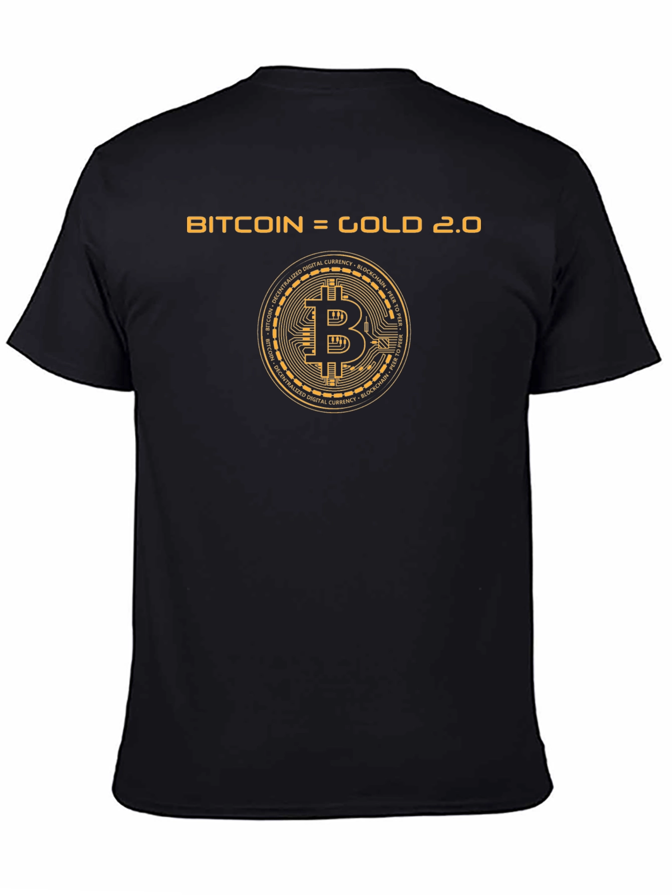 Camiseta Bitcoin = Oro 2.0