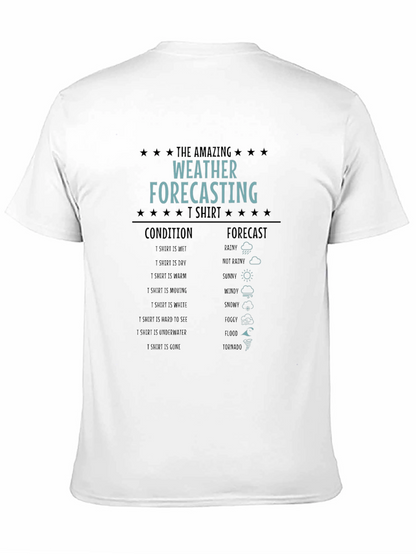 Camiseta Humorística Pronóstico del Tiempo