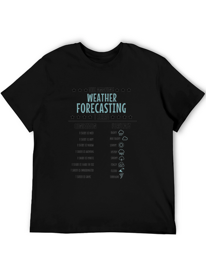 Camiseta Humorística Pronóstico del Tiempo