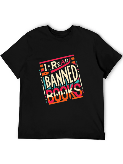 Camiseta Negra: ¡Yo Leo Libros Prohibidos!
