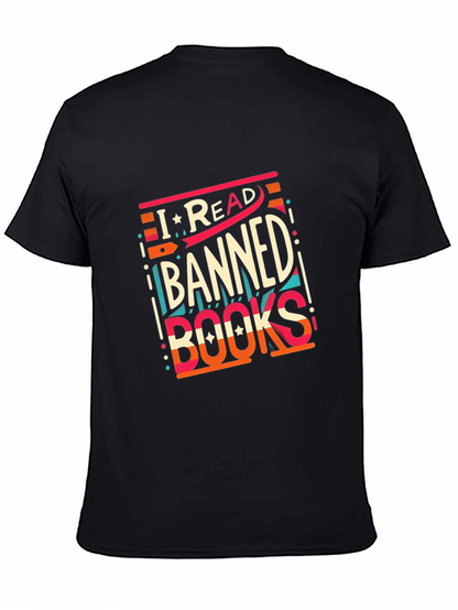 Camiseta Negra: ¡Yo Leo Libros Prohibidos!