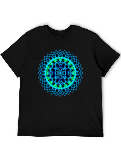 Camiseta Negra Mandala Chakra