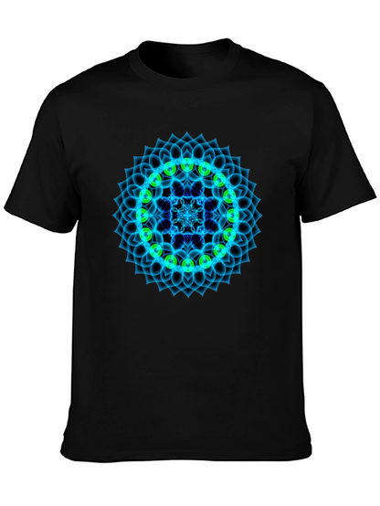Camiseta Negra Mandala Chakra