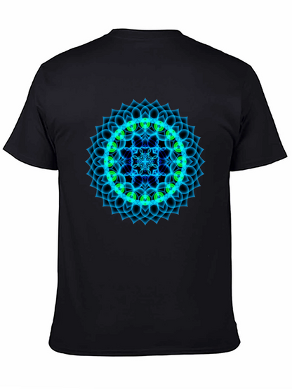 Camiseta Negra Mandala Chakra