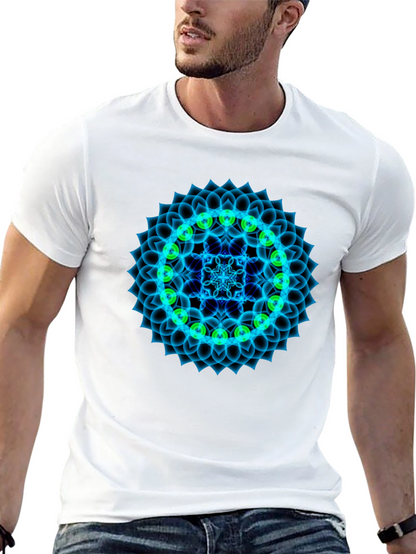 Camiseta Negra Mandala Chakra