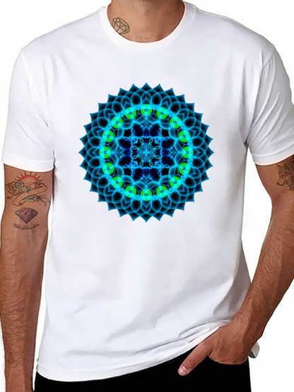Camiseta Negra Mandala Chakra