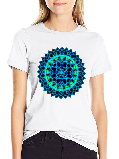 Camiseta Negra Mandala Chakra