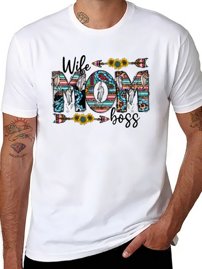 Camiseta Mujer Maravilla: Esposa Mamá y Jefa