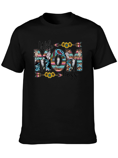 Camiseta Mujer Maravilla: Esposa Mamá y Jefa