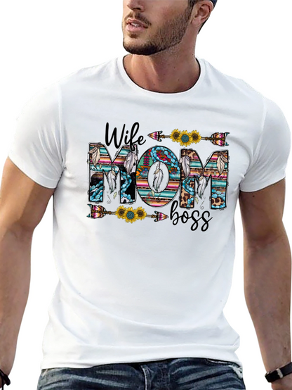 Camiseta Mujer Maravilla: Esposa Mamá y Jefa