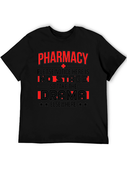 Camiseta Negra Pharmacy - No Drama