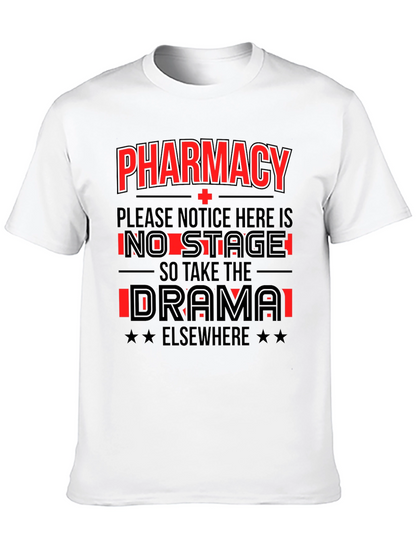 Camiseta Negra Pharmacy - No Drama