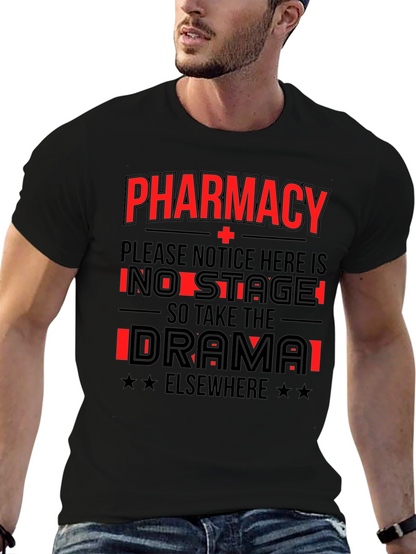 Camiseta Negra Pharmacy - No Drama