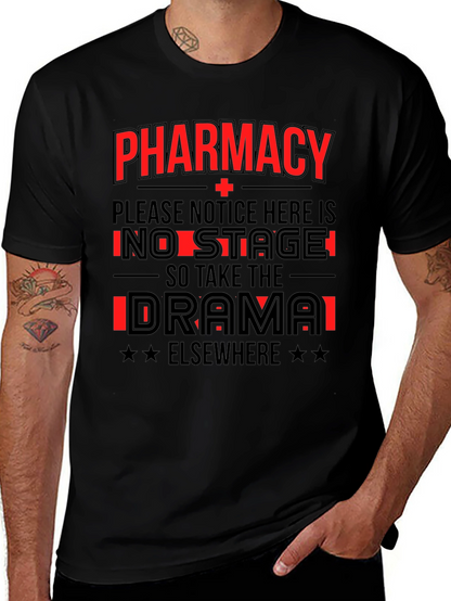 Camiseta Negra Pharmacy - No Drama