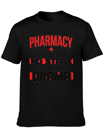 Camiseta Negra Pharmacy - No Drama