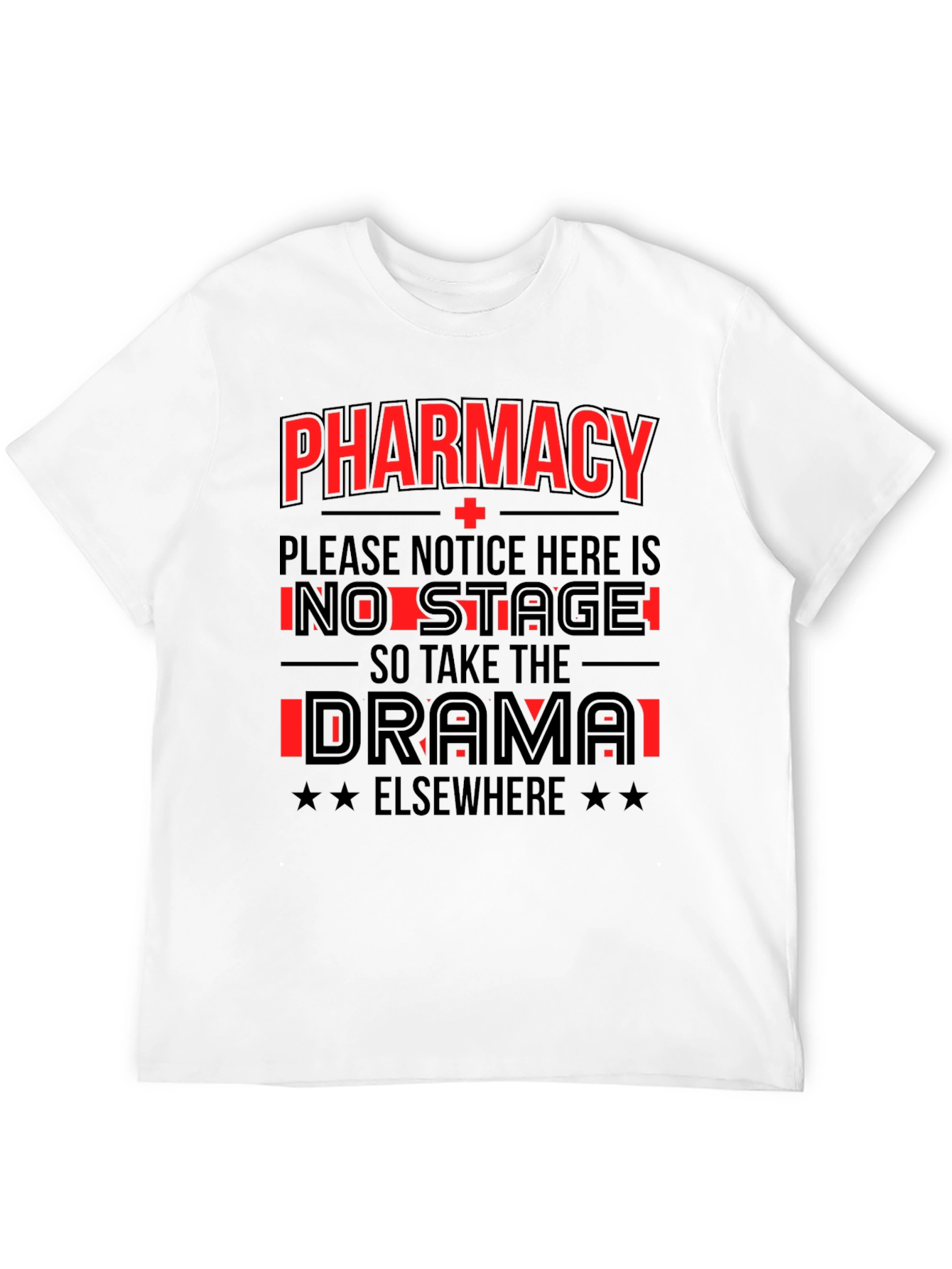 Camiseta Negra Pharmacy - No Drama